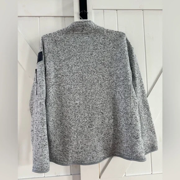 Grunt Style Women's Full Zip Sweater Jacket - Heather Gray - Picture 7 of 8